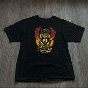 Love Ride Graphic Tee - Black